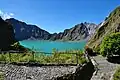 Im Krater des Pinatubo hat sich ein See gebildet.