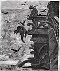 Eine Zeichnung aus dem „Glöckner von Notre-Dame“