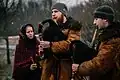 Musiker einer Folk-Gruppe