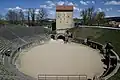Von den Römern hinterlassen: Ein Amphitheater im Lager Aventicum, heute das Städtchen Avenches