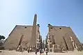 Der Luxor-Tempel aus dem Alten Ägypten