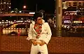 Hier hat sich jemand als Elvis verkleidet.