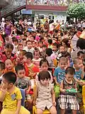 In einem Kindergarten in Vietnam