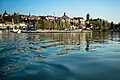 Murten ist ein mittelalterliches Städtchen am Murtensee.
