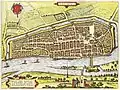 Bremen am Fluss Weser vor über 400 Jahren