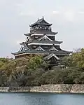 Ein Nachbau der alten Burg.