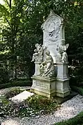 Das Grab von Robert und Clara Schumann auf dem Alten Friedhof Bonn