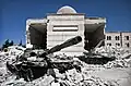 Zerstörte Panzer in Syrien