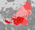Das Gebiet der Turksprachen reicht vom Balkan im Westen bis Sibirien im Osten. Ihr Ursprung liegt im Altai-Gebirge.