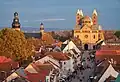 Der Dom mit der Altstadt in der Abendsonne