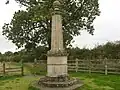 Ein Denkmal für den Krieg in der englischen Ortschaft Naseby