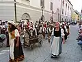 Bei den Wallenstein-Festspielen in Memmingen verkleidet man sich.