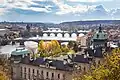 Brücken über den Fluss Moldau