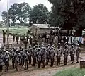 Hier wird kurz nach der Unabhängigkeit die Flagge von Guinea-Bissau gehisst