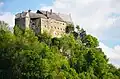 Die Burg Altpernstein in Micheldorf stammt aus dem Mittelalter.