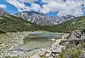 Ein Bergsee in Neuseeland