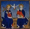 Im Christentum erscheint Gott als Gott-Vater, Gott-Sohn oder als Heiliger Geist.