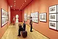 In der Dauerausstellung des Grassimuseums in Leipzig. Hier geht es um Kunst.