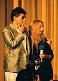 Falco im Jahr 1986 mit der Schauspielerin Ursela Monn