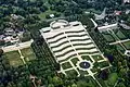 Das Schloss, hier aus einem Flugzeug fotografiert