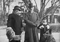 Wilhelm mit Familie in den Niederlanden