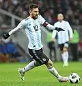 Messi bei der argentinischen Nationalmannschaft.