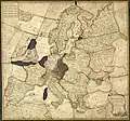 Aus dem Jahr 1766: Ein Puzzle von John Spilsbury. Es zeigt die Länder von Europa.