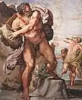 Der Riese Polyphem war ein Sohn des Gottes Poseidon.
