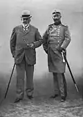 Vor über hundert Jahren: Der britische König Edward der Siebte, und Wilhelm der Zweite, Deutscher Kaiser.