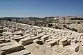 Ein jüdischer Friedhof auf dem Ölberg, im Osten Jerusalems