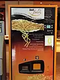 Pommes aus dem Automaten? Gibt es hier in Kanada.