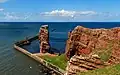 Das Wahrzeichen von Helgoland: Die „Lange Anna“ ist ein frei stehender Felsen im Norden der Insel.