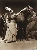 Amalia Materna spielte in der Oper von Richard Wagner die Brünhild.