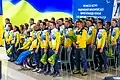 Ein Treffen des Teams aus der Ukraine. Das sind alle Sportler aus diesem Land, die teilnehmen.