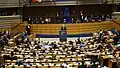 Der Präsident von Israel spricht als Gast des Parlaments.