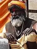 Ein alter Mann aus Indien