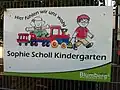 In Blumberg in Baden-Württemberg hat sie in einem Kindergarten gearbeitet.