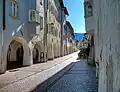 Diese Gasse in der Kleinstadt Neumarkt ist nach dem Freiheitshelden Andreas Hofer benannt.