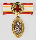 Die Florence-Nightingale-Medaille des Roten Kreuzes.