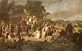 Kreuzzug gegen die Wenden, die Slawen. Das Gemälde wurde viel später gemalt.