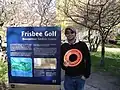 Ein Park für „Frisbee Golf” in Neuseeland