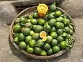Limetten auf einem Markt in Thailand