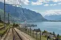 Die Eisenbahnlinie am Nordufer ist wegen der wunderschönen Aussicht beliebt.