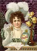 Werbung für Coca-Cola um das Jahr 1900