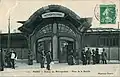 Die Metrostation „Place de la Bastille“ in Paris auf einer alten Postkarte.
