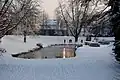 Am Stadtwall im Winter, beim Stadtgraben