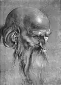 So zeichnete der Maler Albrecht Dürer einen unbekannten Apostel.