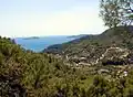 Pinienwälder, Berge, Meer und verstreute Landhäuser prägen das Bild von Ibiza.