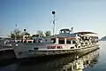 Dieses Schiff trägt den Namen der Stadt Biel.