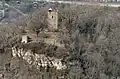 Überreste der alten Burg